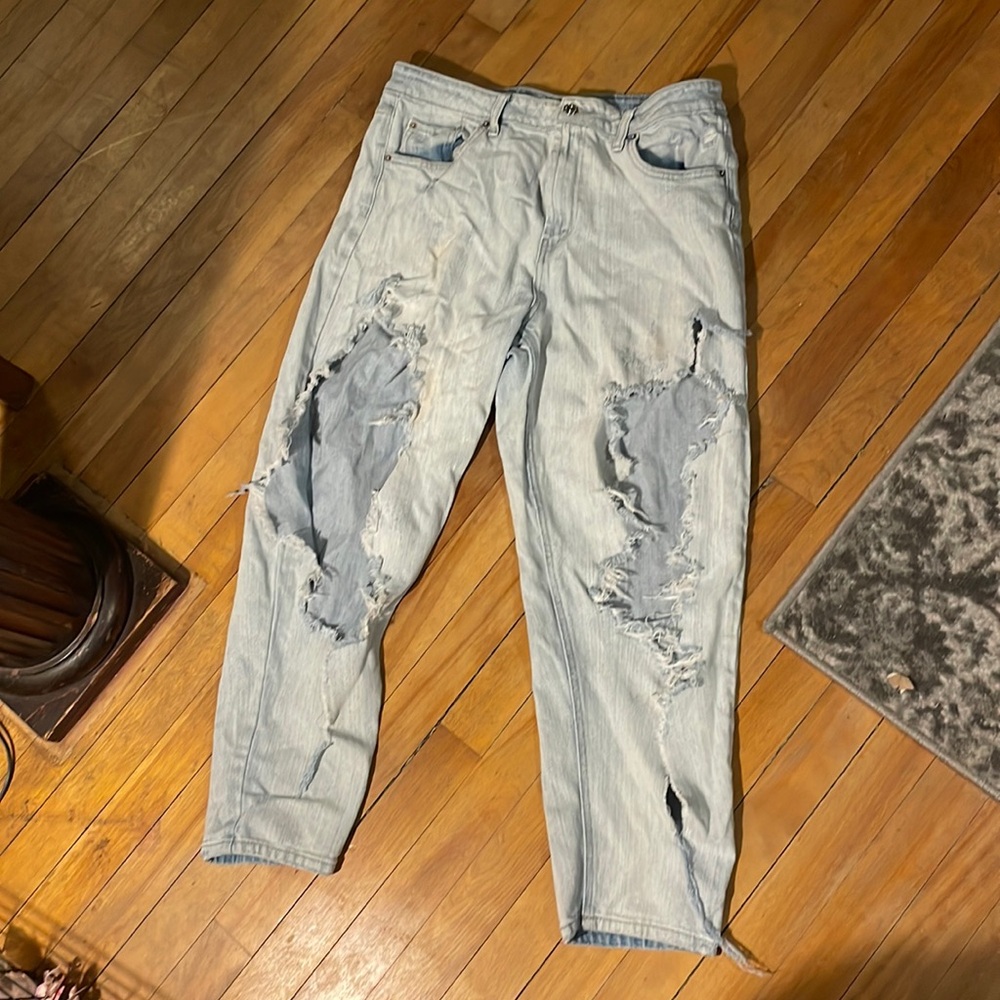 Wild fable light wash ripped jeans